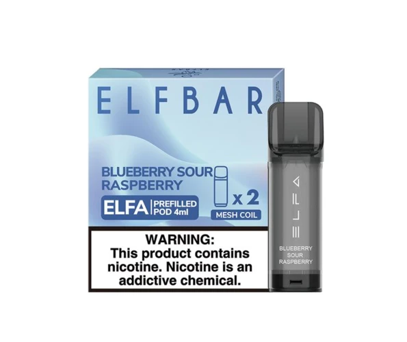 Картриджі для вейпу Elf Bar Elfa 2 мл 5% Blueberry 2 шт. (Чорниця)